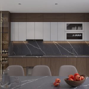 Calacatta Nero P2227 ứng Dụng 2